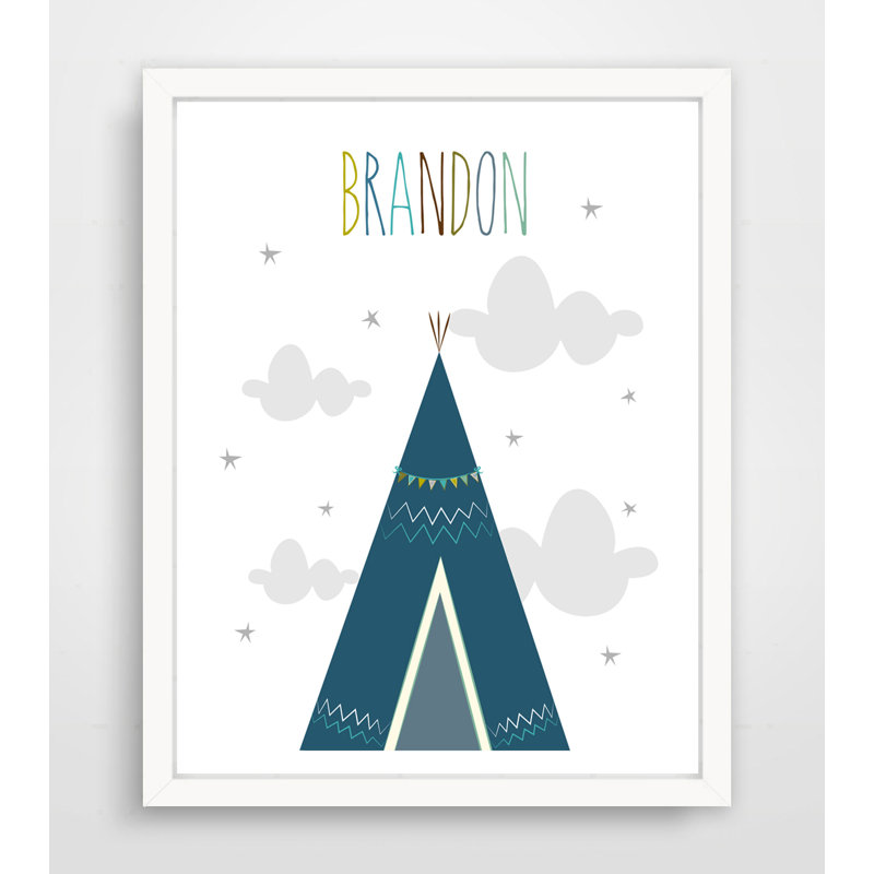 Impression sur papier Tee Pee personnalisée, Oui
