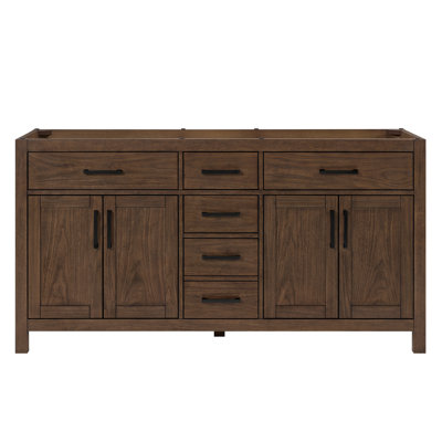 Beckett 65" Freestanding Double Bathroom Vanity Base Only