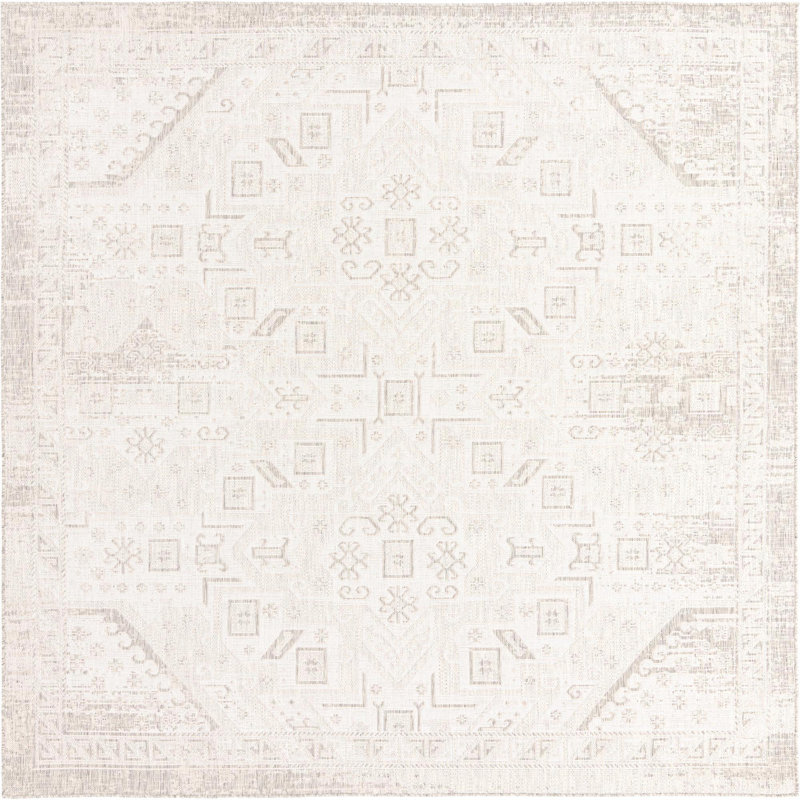 Tapis d'extérieur couleur beige, Carré 10 pi