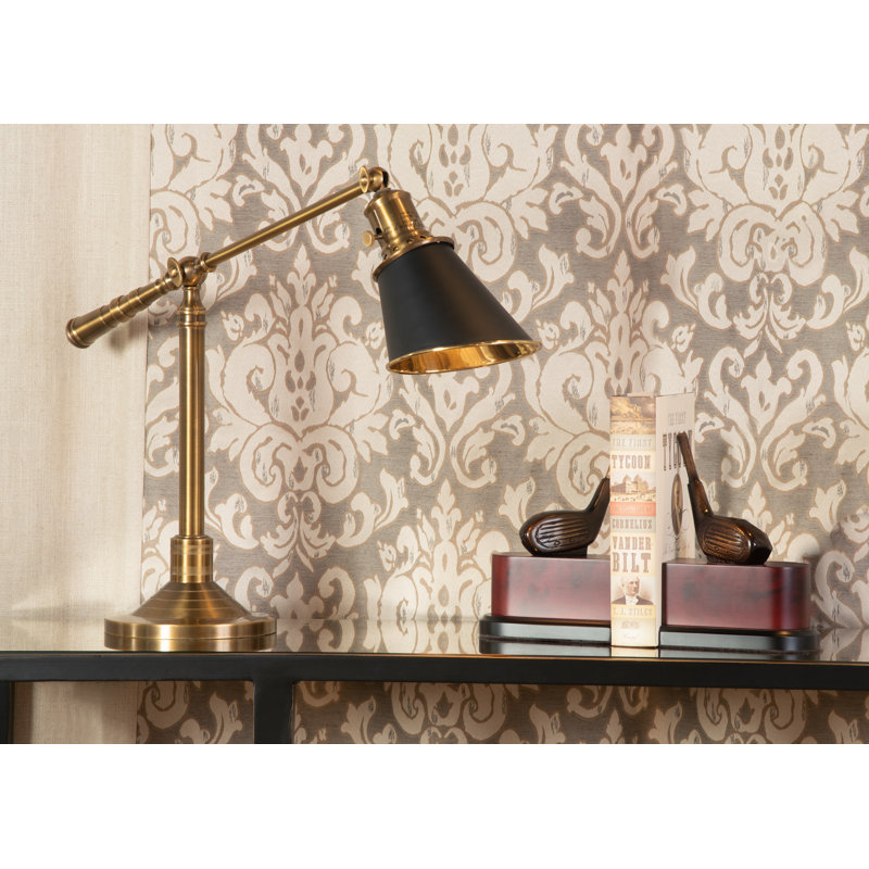 Heritage 19" Antique Patina Desk Lamp