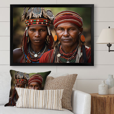 «Clapperton African Tribes», impression sur toile