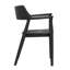 Stafford Teak Dining Chair, Black-1630053538