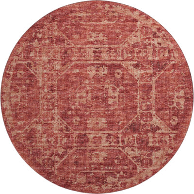 Premium Machine Washable Kelsa AMF41 Spice Rug