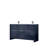 Lafarre 60 in W x 20 in D Double Bath Vanity and Gun Metal Faucet Set-113056873-104786647