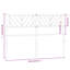 Vidaxl Metal Replace Headboard Black 156X90 Cm