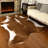 Novelty Christann Commercial Use Faux Cowhide Area Rug with Non-Slip Backing-1620761323