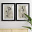 «Sumi-e Silhouette I», ensemble de 2 reproductions d'art-1917085880-1917085882-1980170827
