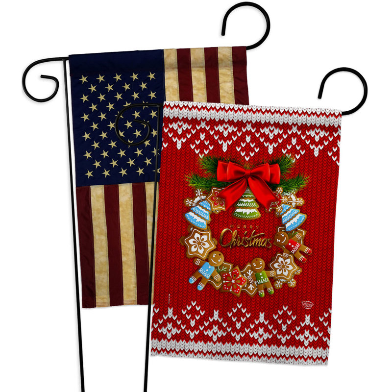 Drapeau de jardin en gingembre 18,5 x 13 po