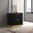 Sophia Black 2-Drawer Nightstand-1630028020