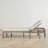 Outdoor Chaise Lounge, 5-Position Adjustable Backrest, Solid Wood, Arched Contour, Contemporary, Poolside-1296396461