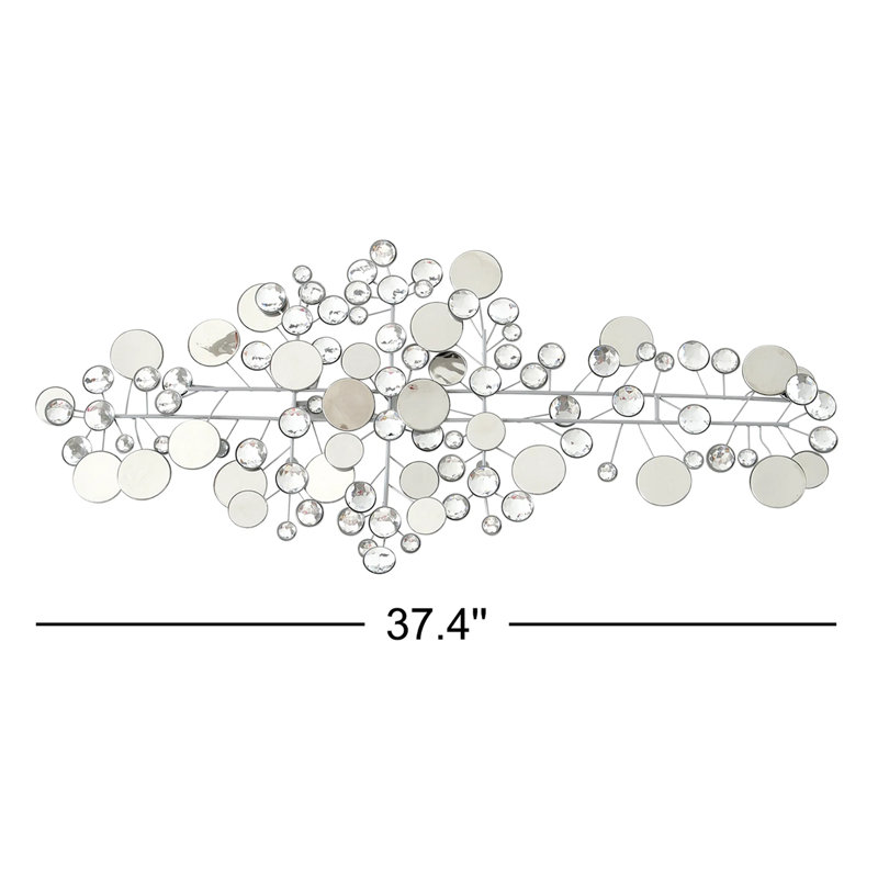 Handmade Glam Abstract Wall Decor on Metal