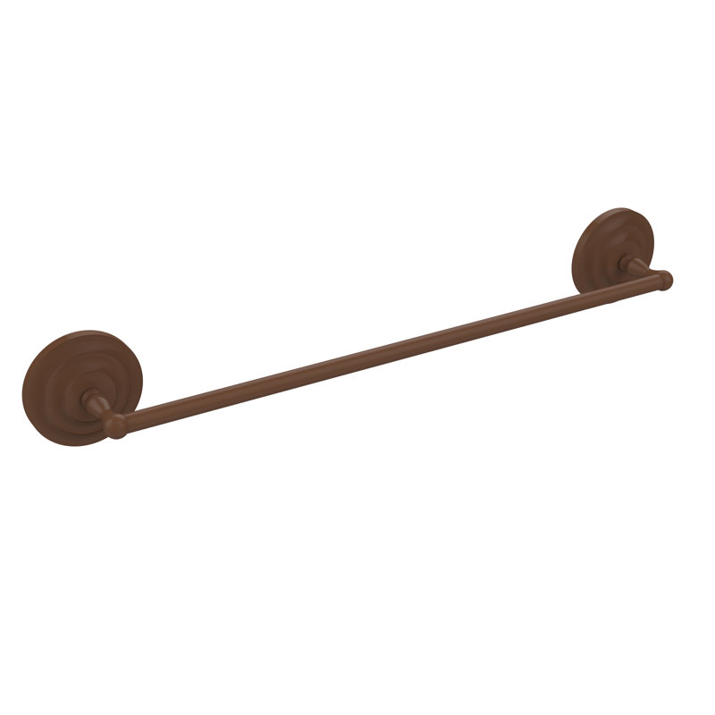 Barre à serviettes murale Leamore, Bronze antique, 3" H x 24" L x 3" D