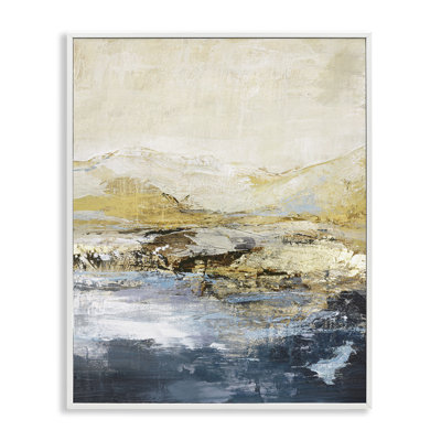  «Mountain Lake Abstraction», estampe numérique par Design Fabrikken