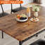 Ensemble de table de salle à manger 3 pièces pour 2 personnes, table en bois avec support de rangement et chaises rembourrées-904635028
