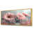 Toile avec cadre flottant or