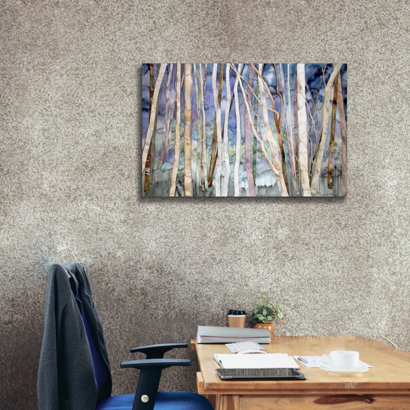 " Mystery Of Trees II " by Sharon Pitts, 26" H x 40" W x 1.5" D