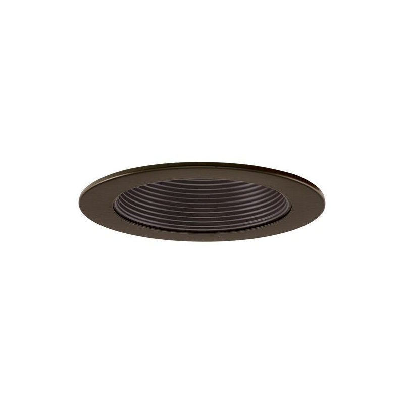 4'' Brown Baffle Recessed Trim
