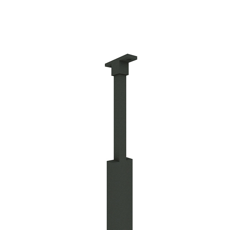 Iron Baluster Square Black (12-Pack), 39.75" H x 0.5" W x 0.5" D