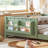 Full Size Kids Floor Bed With Fence And Built-In Bookshelf,Full Size Montessori Floor Bed With Slats And Safety Guardrail,Easy Assemble Montessori Beds For Kids,Green-26003287