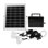 Solar Power Panel Wall Pack Solar Generator with Bulbs