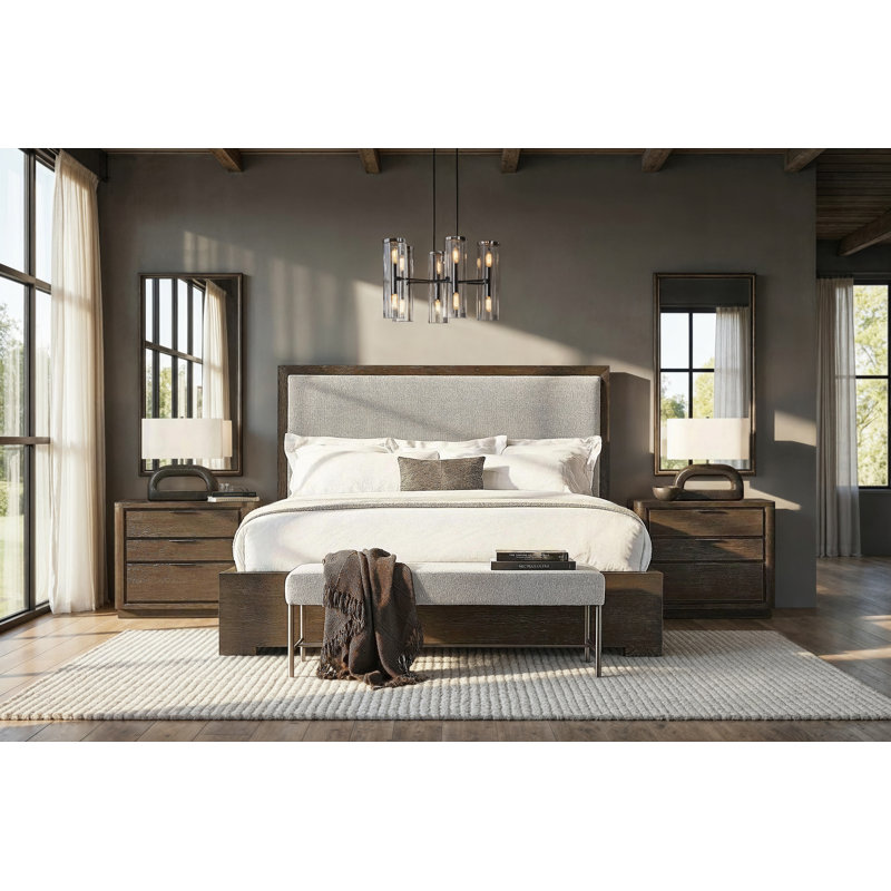 Outline Upholstered Bed, Queen