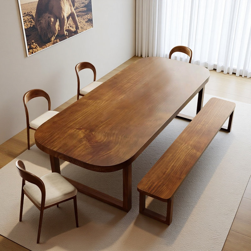Ensemble de table et chaises de salle à manger Classic Classic, H 29,53 po x l 86,61 po x P 35,43 po