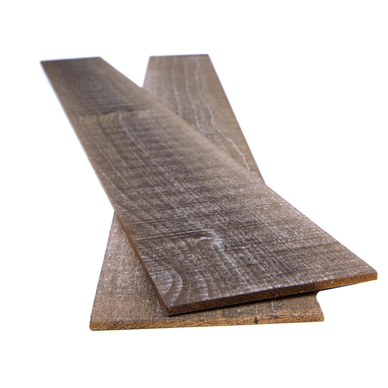 Waal Thermo-Treated 1/4 in. x 5 in. x 4 ft. Warp Resistant Barn Wood Wall Planks (10 sq. ft. per 6-Pack), Antique