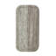 Plateau rectangulaire en marbre gris avec bords surélevés 12 po x 6 po