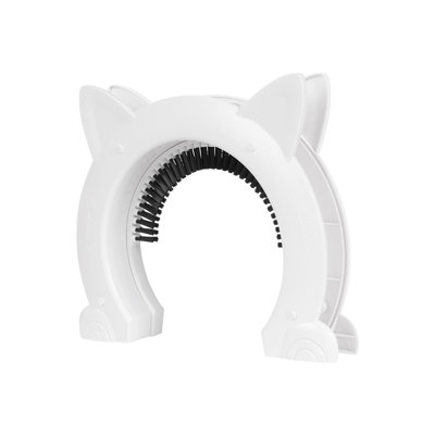 Grande porte d'intérieur moderne pour chat avec porte pour chat XL