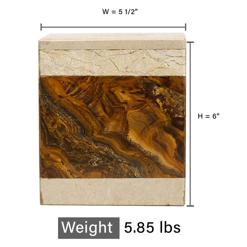 Abbiegale Marble Tissue Box Cover