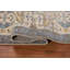 Ivory & Blue Handmade Oushak Indian Runner Rug 3x8