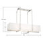 Luminaire suspendu linéaire pour îlot de cuisine 8 lumières Mccombs-2087678522-2087678523