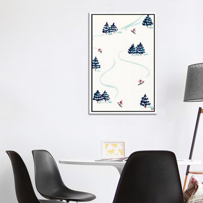 Little Skiers 1 Piece Painting on Canvas