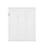 Lit escamotable double avec tablettes