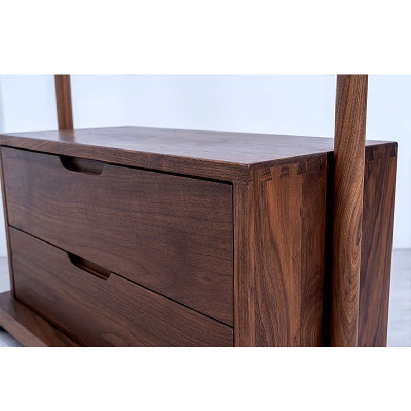 Elegant Coat Rack with Drawer