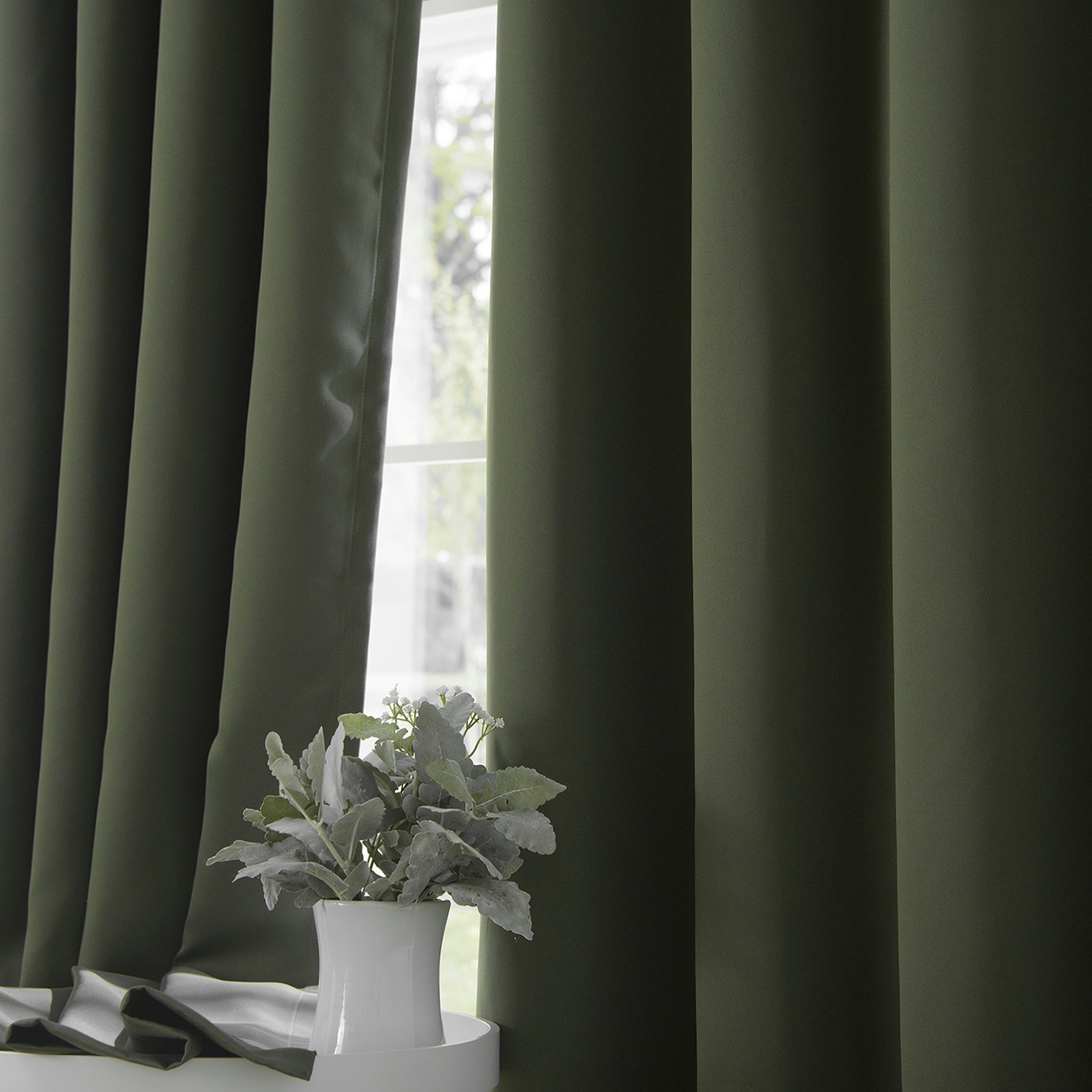 Schaeffer Blackout Curtain, Burgundy, 52" W x 63" L