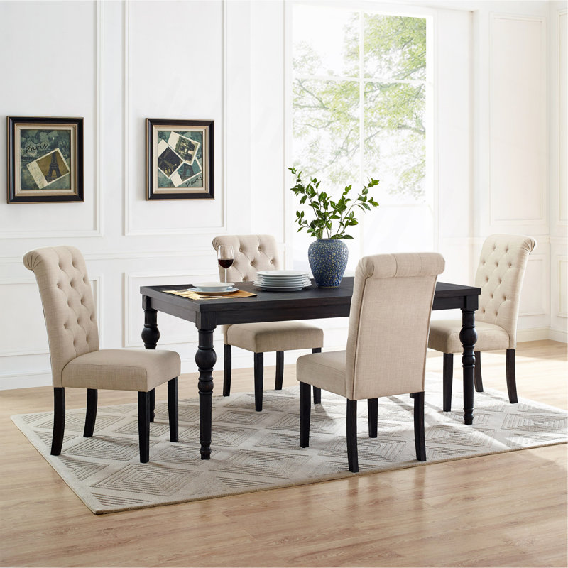 Ensemble de salle à manger Leviton, 5, Beige