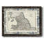 Border Map of England & Wales, reproduction d'art sur toile-1329812439-1329812432