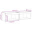 Barok Unfinished TV Stand for TVs up to 28"-345961962