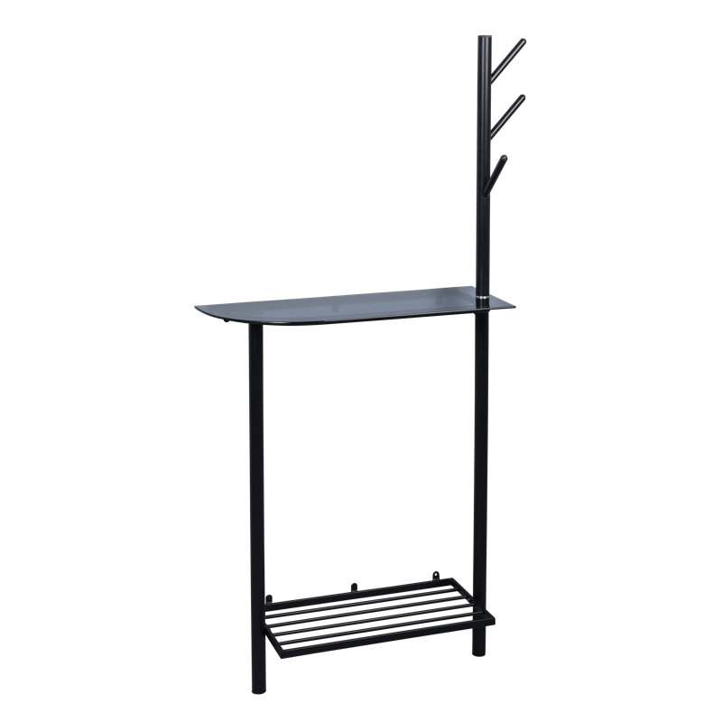 Montolio Metal Freestanding 3 - Hook Coat Rack