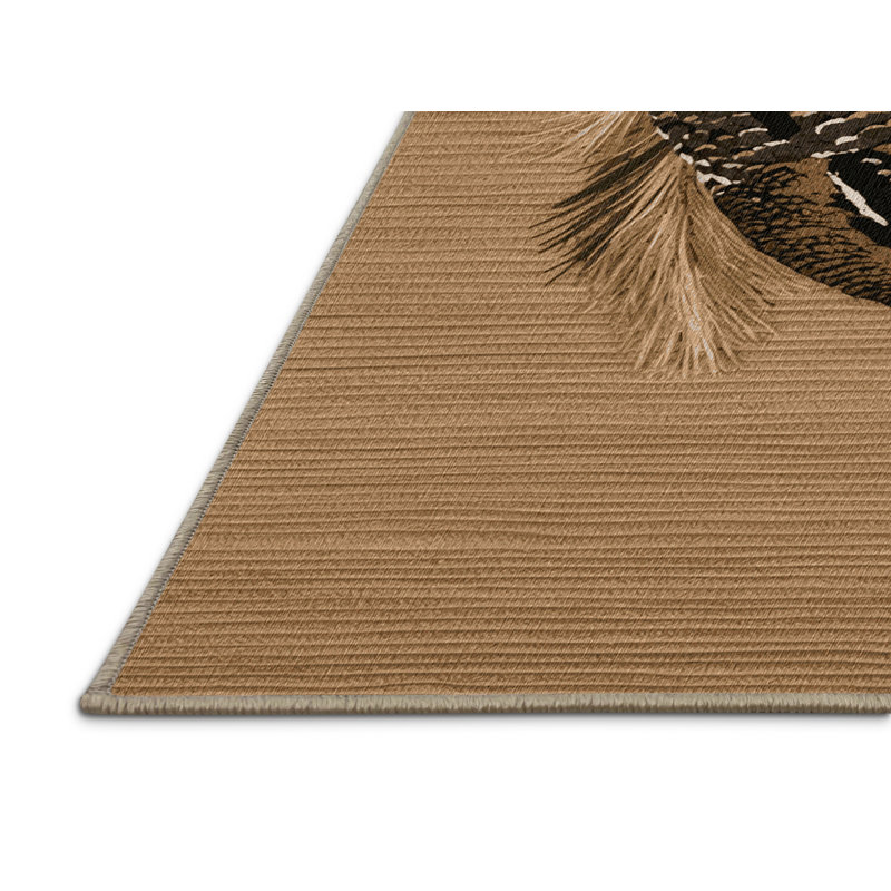  Tapis lavable épinette grouse, Rectangle 7 pi x 9 pi