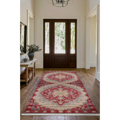 Tapis de coton oriental beige Marisol
