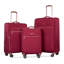Ensemble de 4 pièces (16/20/24/28), Valise à roulettes Softshell Ensembles de bagage Terylene Valise durable