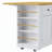 Versatile Large Kitchen Island with Multiple Storage Options and Mobility