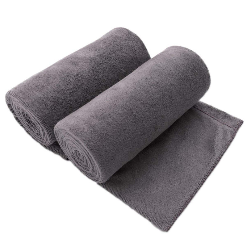 Super Plush Bath Towel, Gray