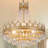 9-light Empire Tiered Crystal Gold/Bronze Chandelier-337232136-337232148-337232137