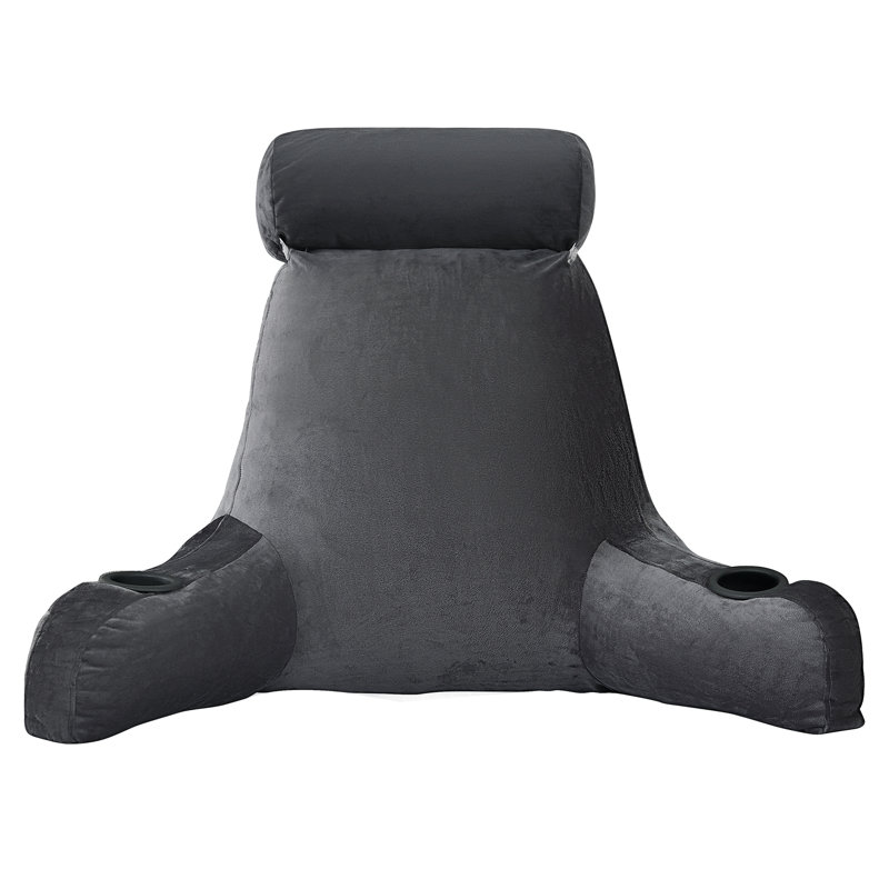 Grand coussin de lecture et de repos Bourland , Gris