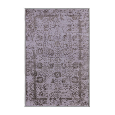 Tapis oriental noir / gris Shaunna