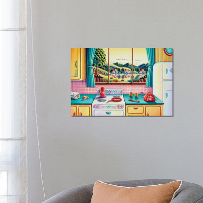 Breakfast Of Champions by Andy Russell - Wrapped Canvas Print