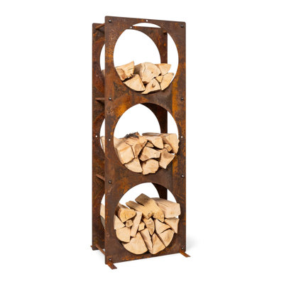 55cm W Steel Log Rack